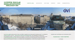 Desktop Screenshot of hallas.at